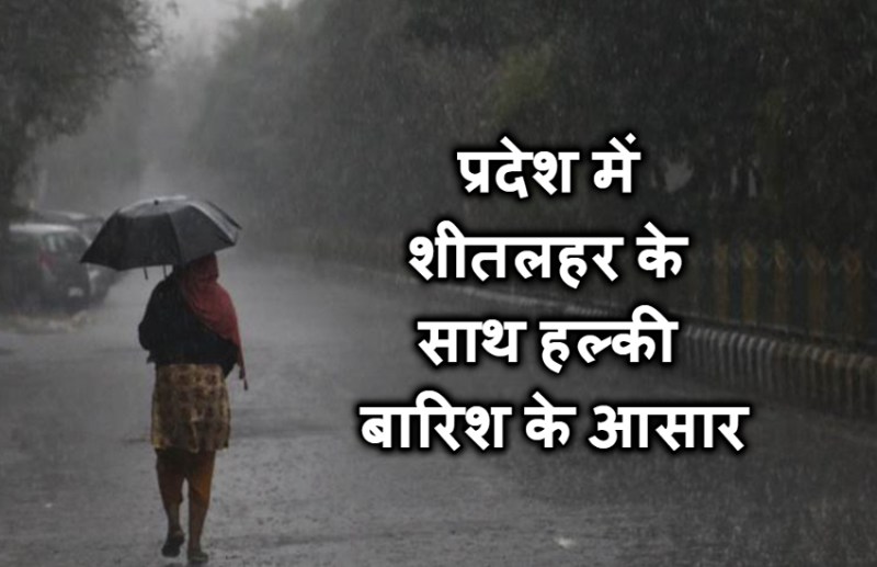 छत्तीसगढ़ के एक - दो स्थानों पर हो सकती है हल्की बारिश, सुबह छाया रहेगा घना कोहरा