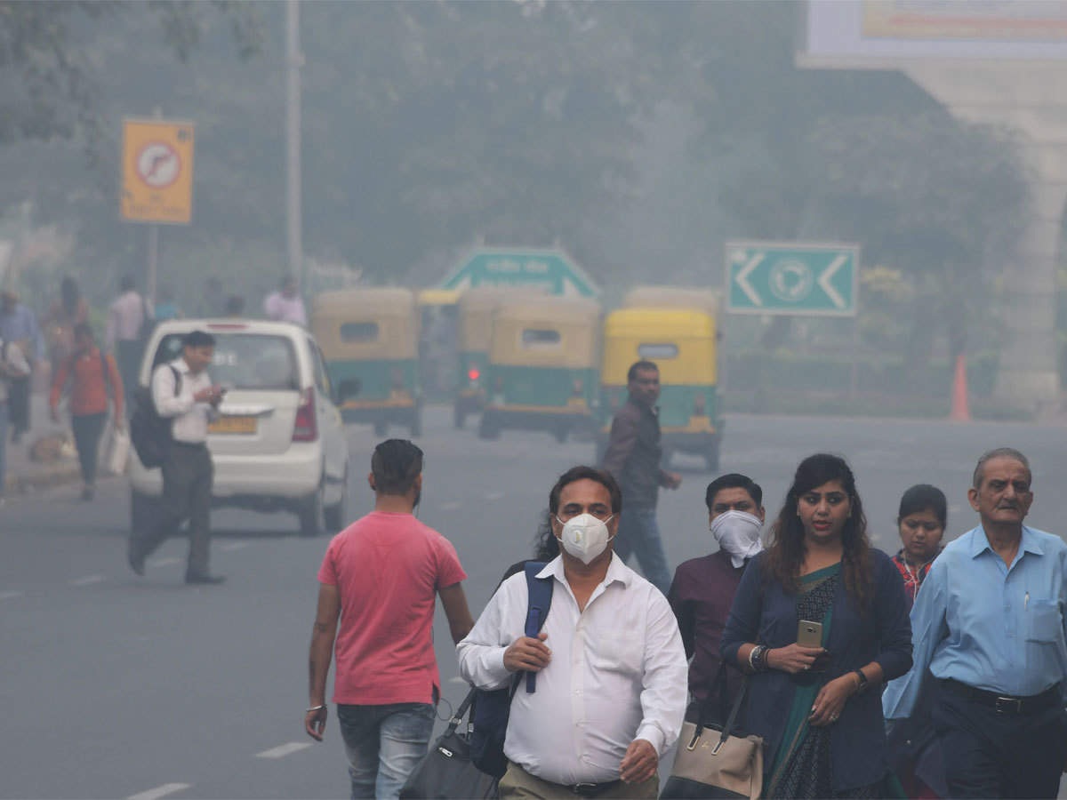 Delhi Pollution : दिल्ली में खराब श्रेणी में वायु गुणवत्ता