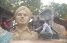 प्रख्यात मूर्तिकार की कलाकेन्द्र में स्वरूप ले रहा है देश की सबसे बड़े क्रांतिकारी की प्रतिमा, स्थापित कर युवा महापौर पूरी करेगा अपना संकल्प