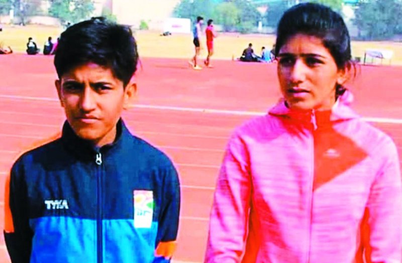 Mamta and Chatru won gold and silver at state level