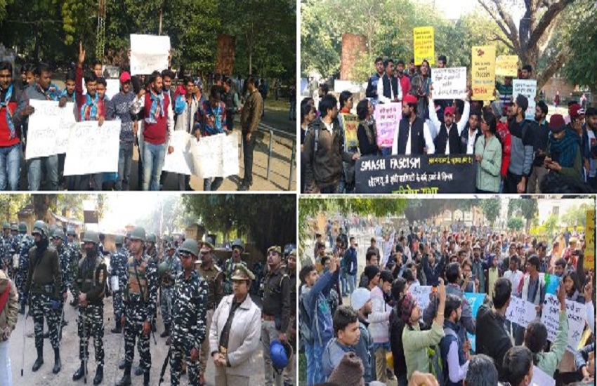 High tension in Allahabad University over JNU violence