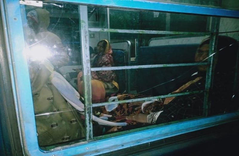 Stones on the train in ratlam