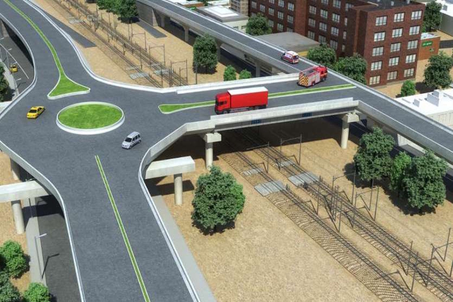 defence has stopped construction of H shape over bridge in jodhpur