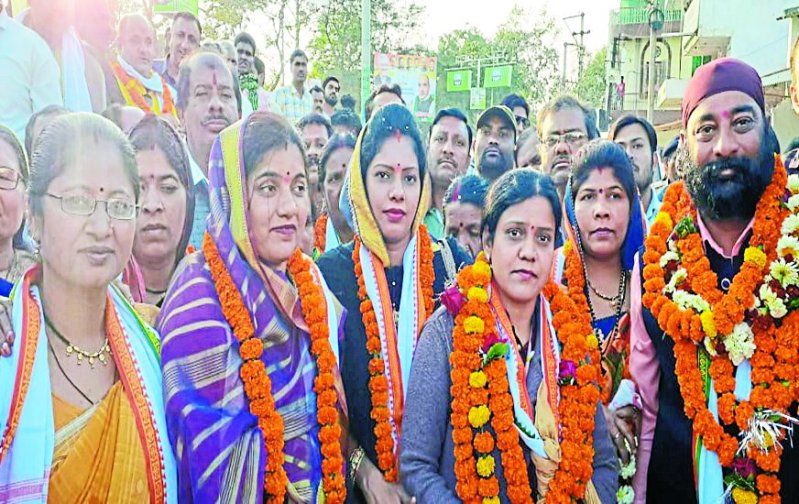 भाटापारा नगर पालिका में कांग्रेस ने मारी बाजी, सुनीता गुप्ता अध्यक्ष व त्रिलोक सिंह सलूजा उपाध्यक्ष पद पर काबिज