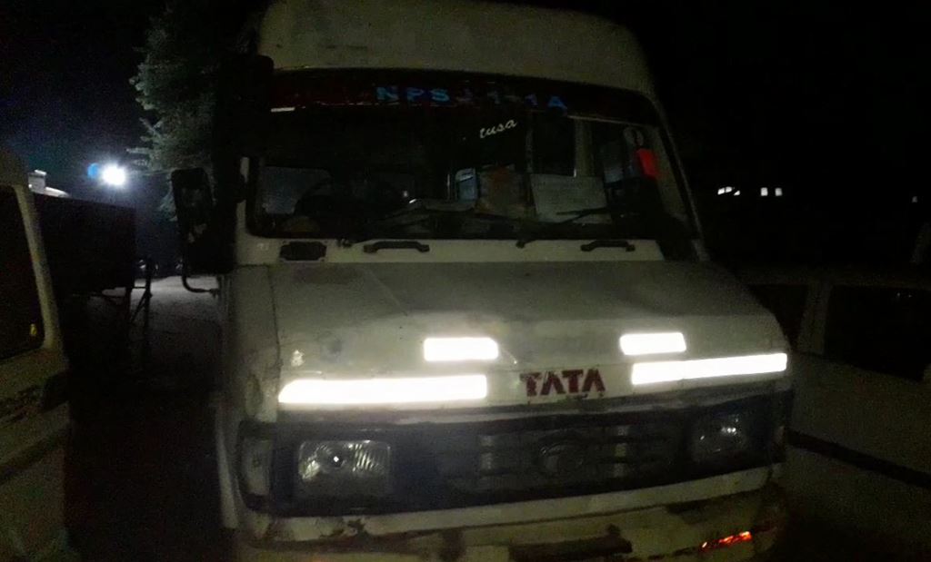 Polling party`s bus collided with bike, one killed