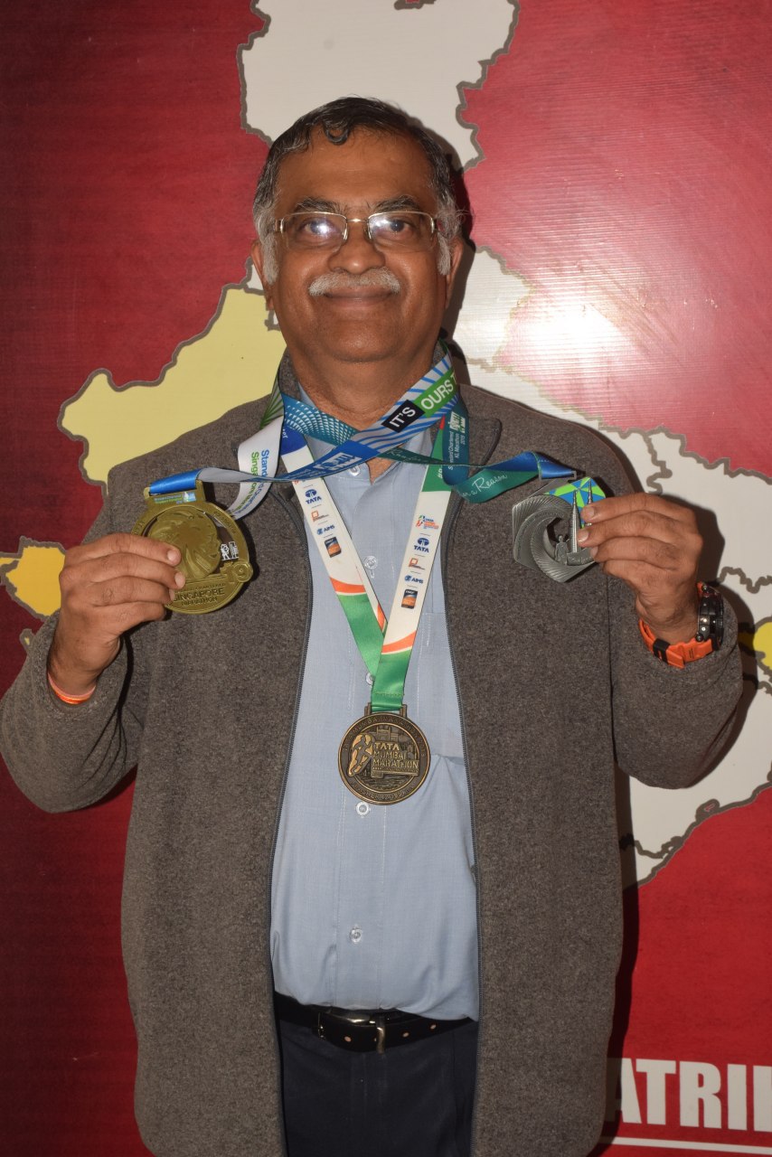 Showed strength in Asia's three big marathons at the age of 60
