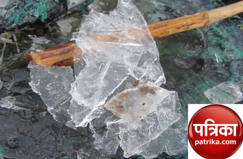 VIDEO माउंट आबू में सर्दी ने बरपाया कहर, न्यूनतम तापमान (-3) डिग्री