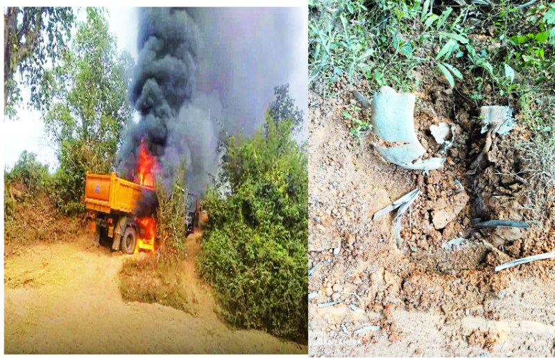 सुकमा में सुरक्षाबलों ने डिफ्यूज किया IED तो बीजापुर में नक्सलियों ने किया 9 ट्रकों को आग के हवाले