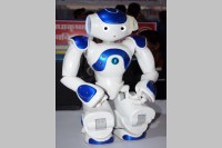 humanoid robot showcased at hastshilp mela in jodhpur