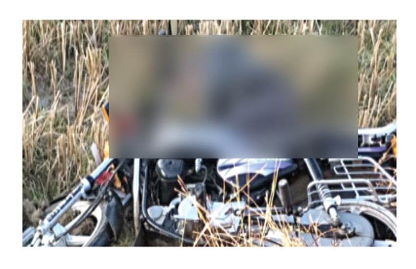 आधी रात एक्सीडेंट के बाद खेत में बेहोश पड़ा रहा युवक, कड़ाके की ठंड से हुई मौत