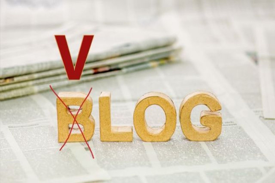people are opting for VLOG as compared to blog on internet