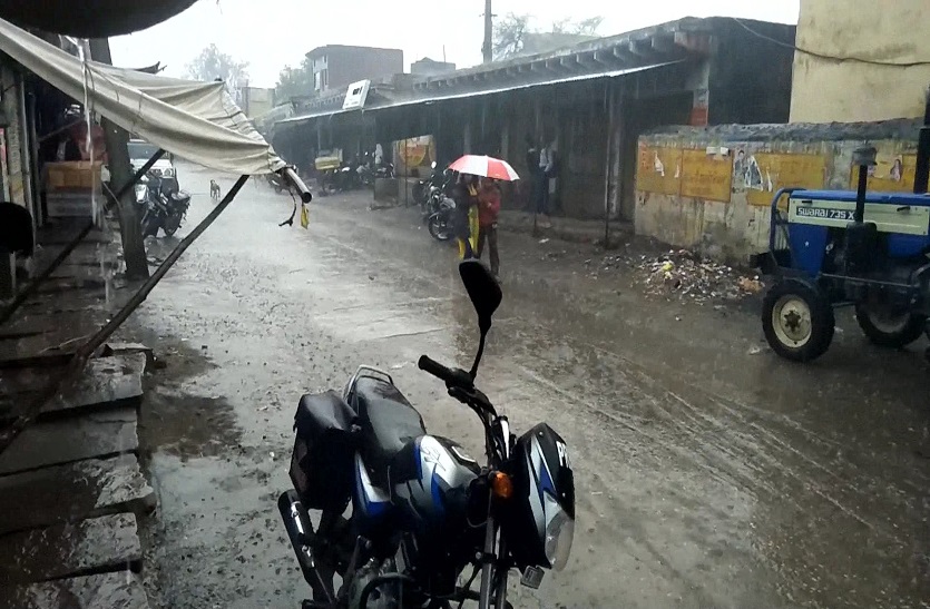 ठंडी हवा और बारिश से बढ़ाई सर्दी, बयाना में 16.0 मिमी बारिश