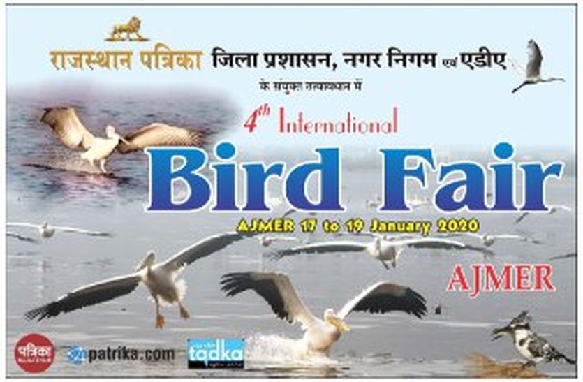 Patrika Bird Fair 2020 : तनाव कम कर रोगों से बचाते हैं पक्षी.....