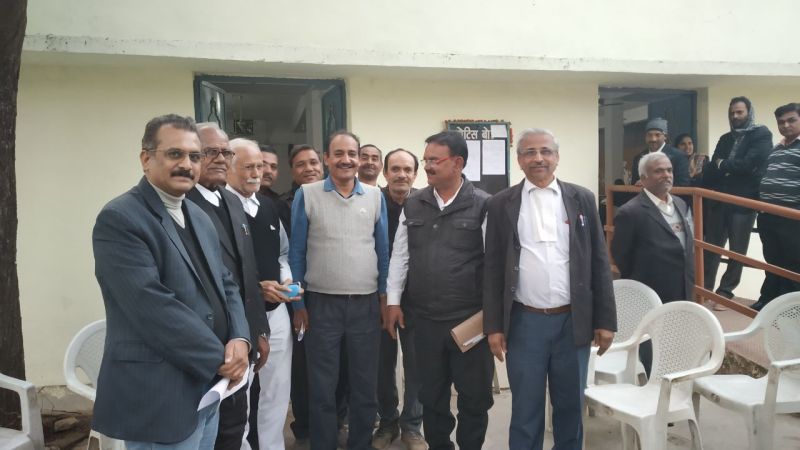 State Advocates Council elections yesterday, stir in court premises