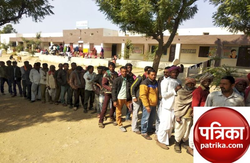 गांवों की सरकार चुनने में दिखा उत्साह, सुबह से ही लगी कतारें, शाम पांच बजे तक 68.41