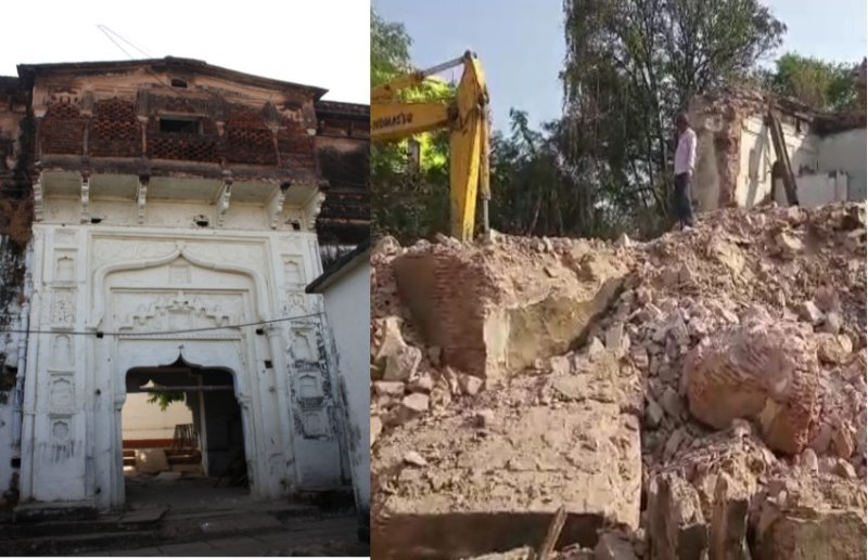 जवाहरलाल नेहरु पुलिस अकादमी ने लोगों की आपत्ति पर रोका नजरबाग को ध्वस्त करने का काम