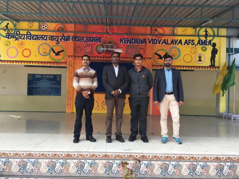 आमला के छात्र का चयन