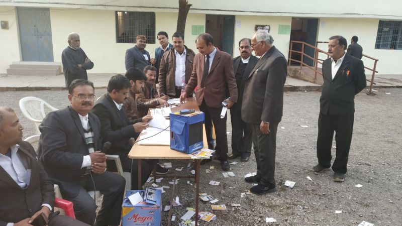 state bar coucil election : 86.87 percent polling in the district