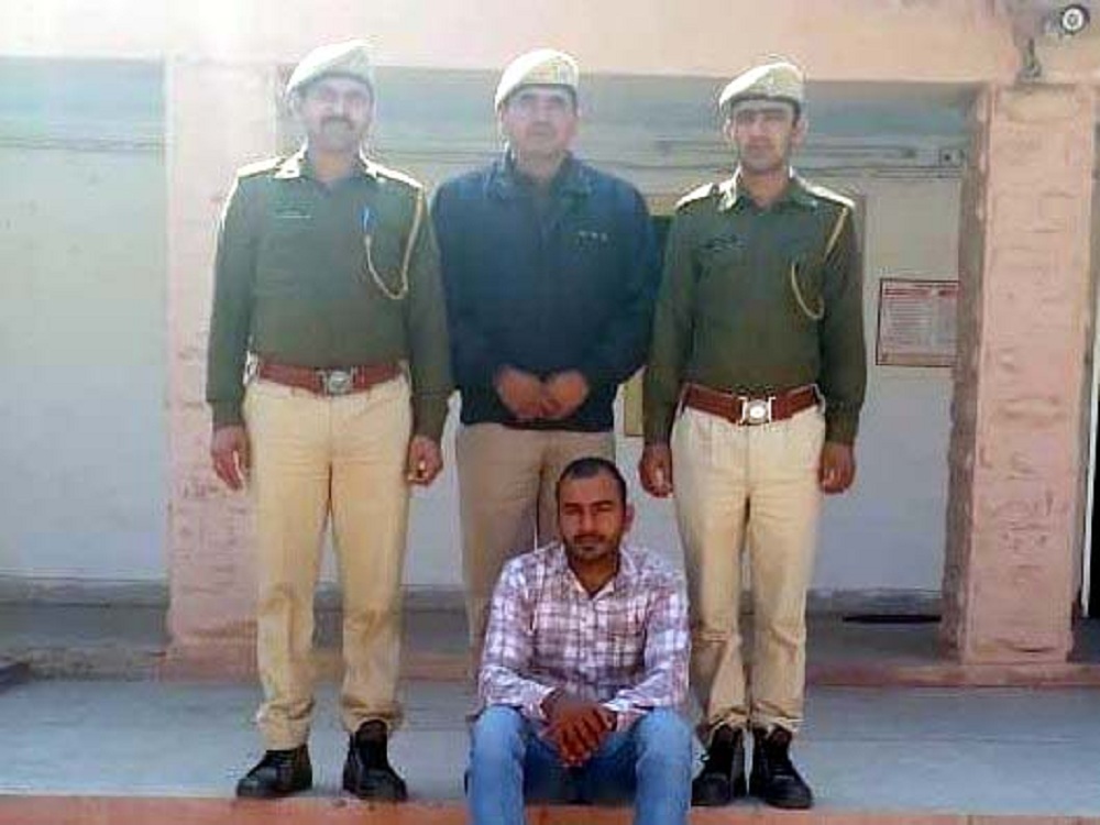 फलोदी पुलिस द्वारा गिरफ्तार आरोपी