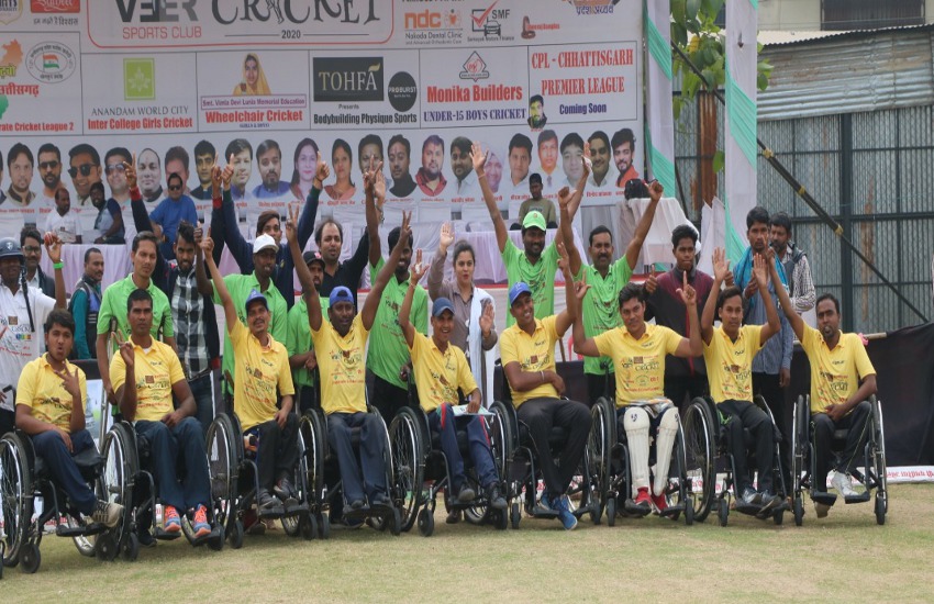 व्हीलचेयर क्रिकेट प्रतियोगिता : महिला वर्ग में क्वींस-11 और पुरुष वर्ग में यलो 11 ने जीता खिताब