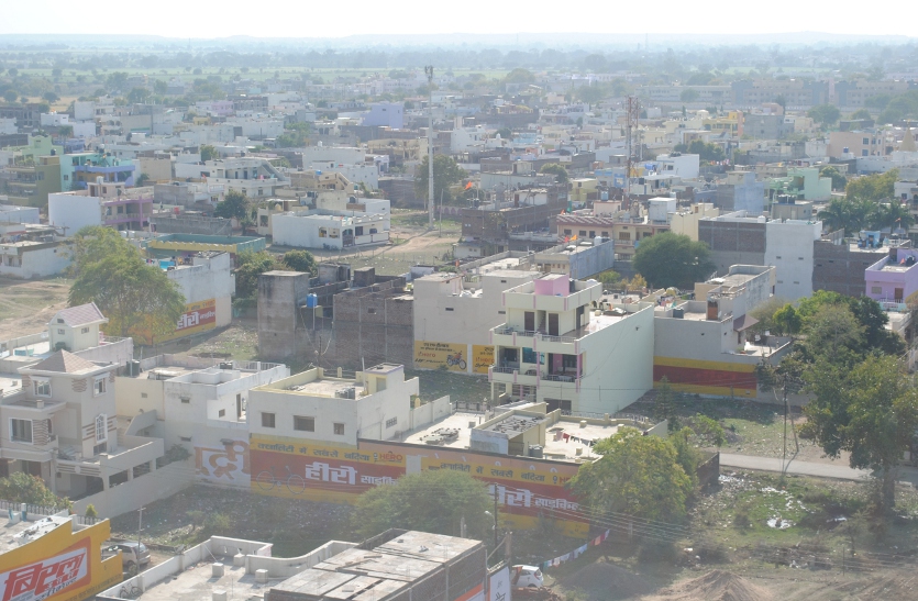 Sehore. View of Sehore city.