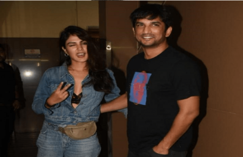 Sushant singh and rhea chakraborty