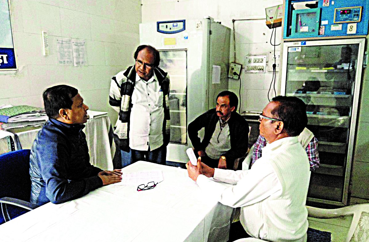 District Hospital: First visit therefore instructed, next time will be