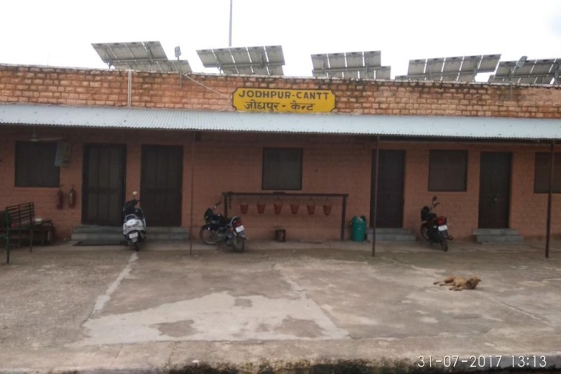 development of roads and facilities at jodhpur cantt railway station