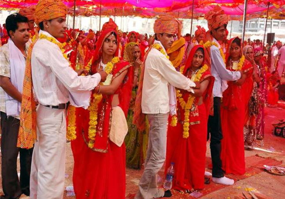 मुख्यमंत्री सामूहिक विवाह का हुआ आयोजन, 190 जोड़े परिणय सूत्र में बंधे