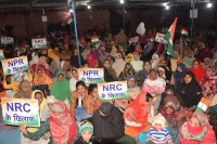 शाहीन बाग बने नजीराबाद में तीसरे दिन भी जारी रहा धरना