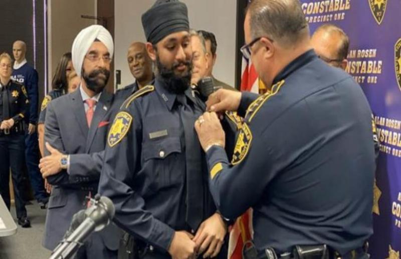 Indian-origin Sikh Amrit Singh