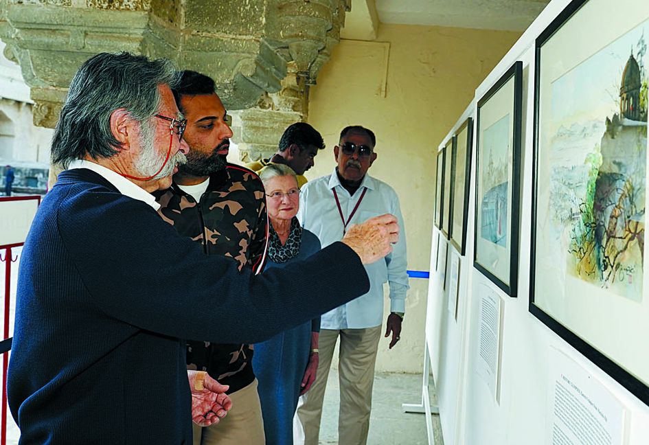 Udaipur scene and an scene exhibition concluded