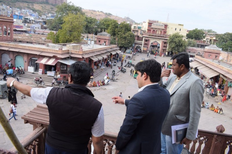 no street vendors will be established at ghantaghar of jodhpur