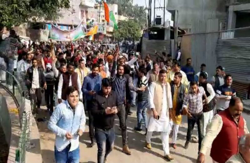 महाराजा सूरजमल की मूर्ति स्थापित कराने के लिए सर्व दल हुए एक, निकाला शांति मार्च