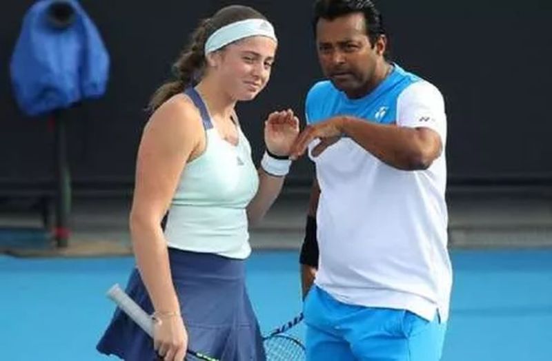 Leander Paes jelena ostapenko