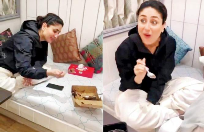 करीना कपूर खान डाइट छोड़ खाने लगी केक