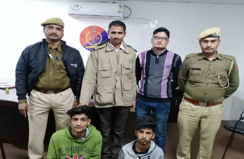 दुकान में चोरी का खुलासा, दो गिरफ्तार