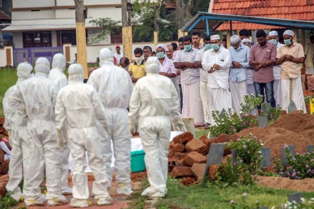 China virus Patient funeral