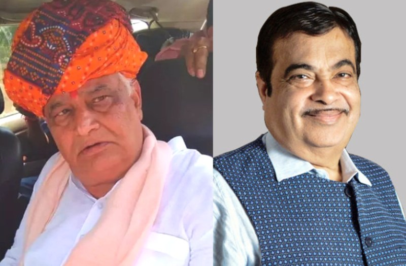 Kirori Lal Meena meets Nitin Gadkari for Farmers issue in Rajasthan