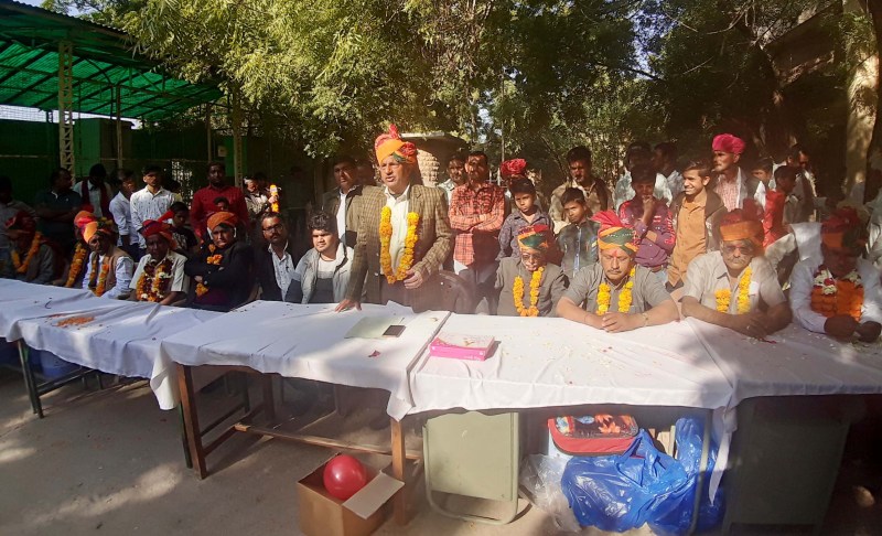 फलोदी के बीएसएनएल ऑफिस में सामूहिक सेवानिवृति कार्यक्रम