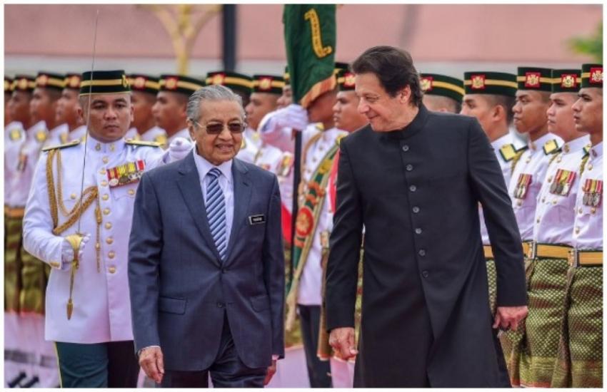Mahathir Mohamad and Imran Khan