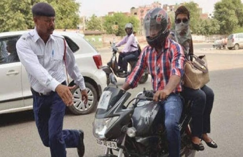 Challan will be cut if traffic crosses red light