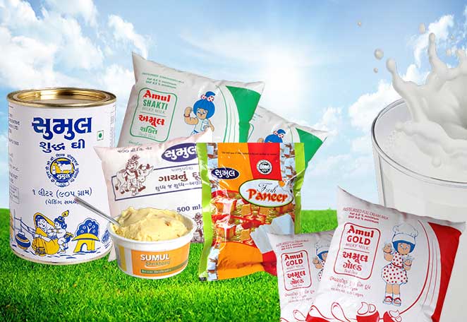amul milk and products