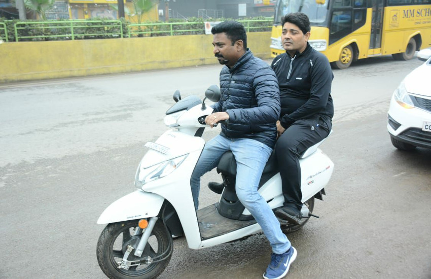 कलेक्टर और मेयर ने एक साथ उड़ाई यातायात नियमो की धज्जियाँ, आईटीएमएस तहत फिर भी नहीं कटा चालान