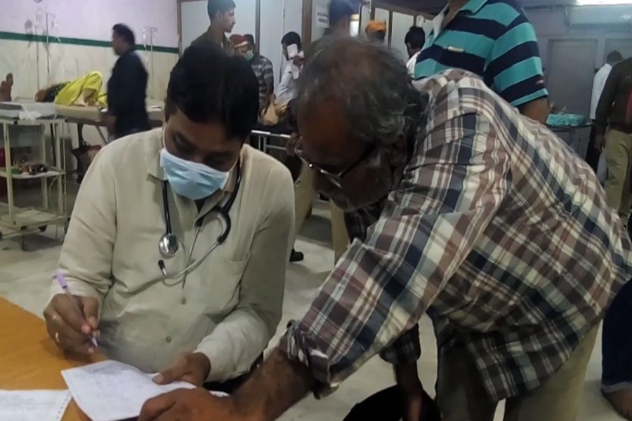 patients increased in medicine and skin outdoors of hospitals jodhpur