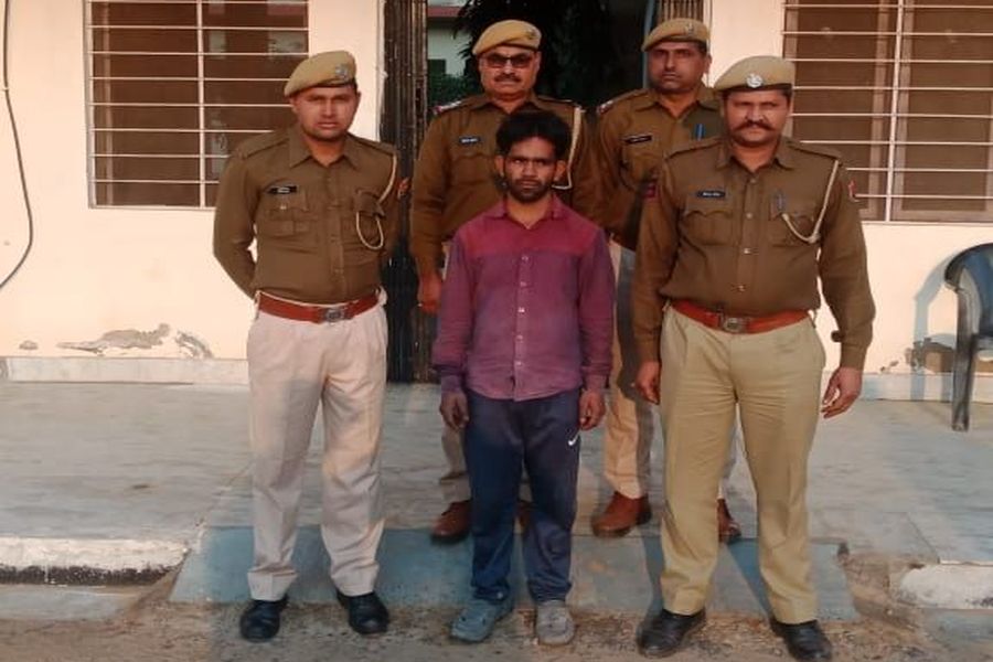 इनामी वारंटी को किया हरियाणा से गिरफ्तार, नाबालिग लड़की दस्तयाब