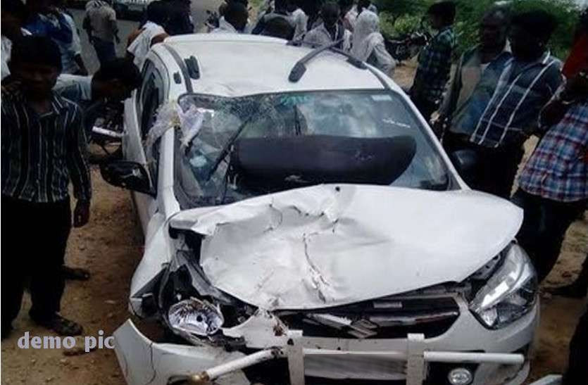 Car Pickup Accident In Bikaner : Man Killed In Car Accident