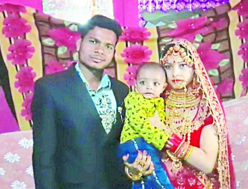 Seven-month-old son Shivansh testifies to parents' marriage, then it happened
