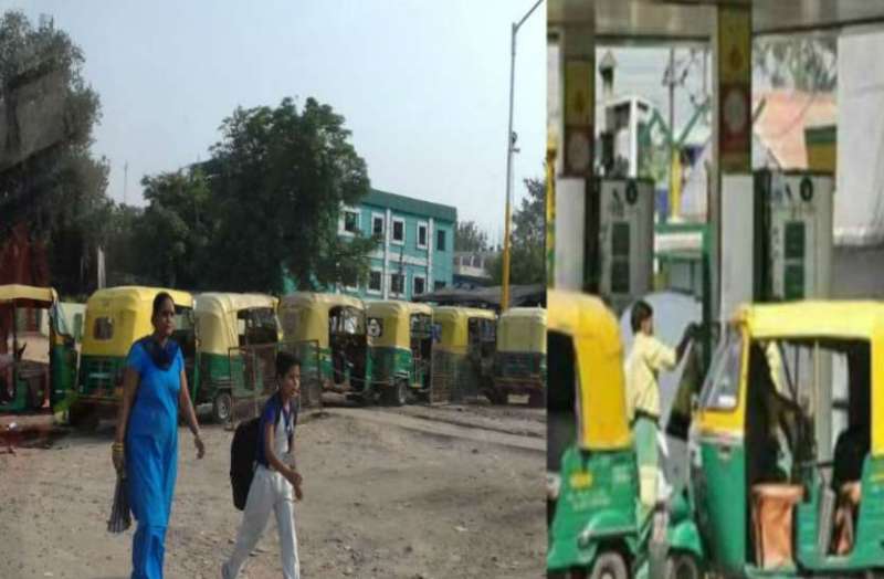 सीएनजी की किल्लत, मचा हाहाकार ,पम्प पर लगी 1 कि.मी लंबी कतार ,बरपा हंगामा और कहासुनी