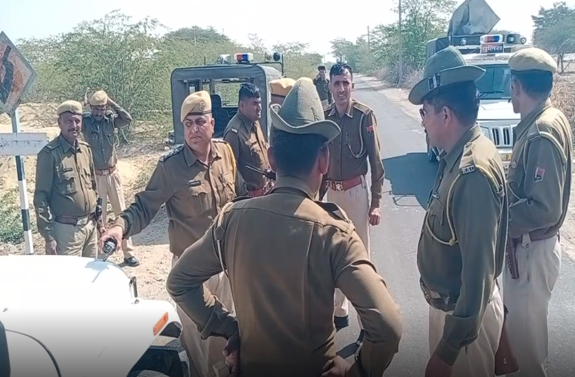Police Chase Smugglers : Police Search Operation In Barmer